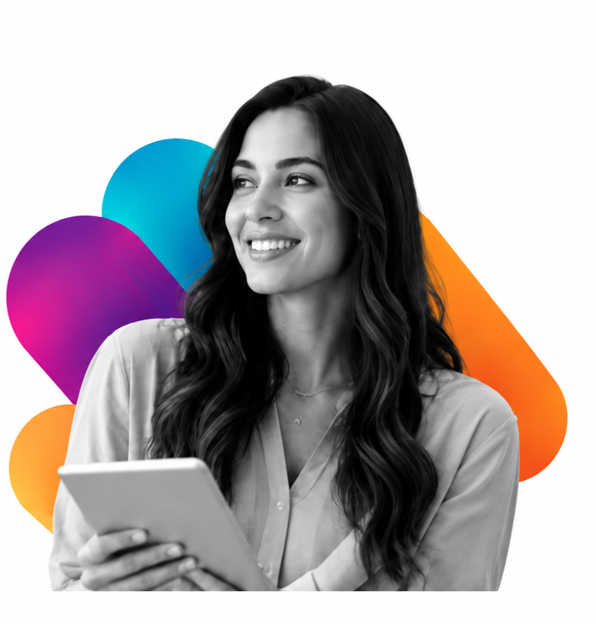 Profesional con tableta, imagen de marca de COLANCERS